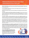 Renewal Process Flow Sheet: Step-By-Step Image